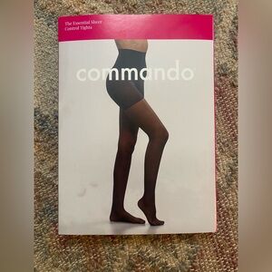 NIB Commando essential sheer control tights medium nude XL